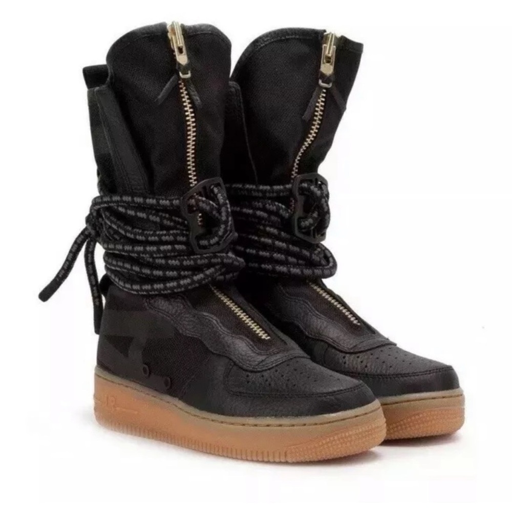 NIKE SF AIR FORCE 1 HIGH BLACK GUM sz. 10.5